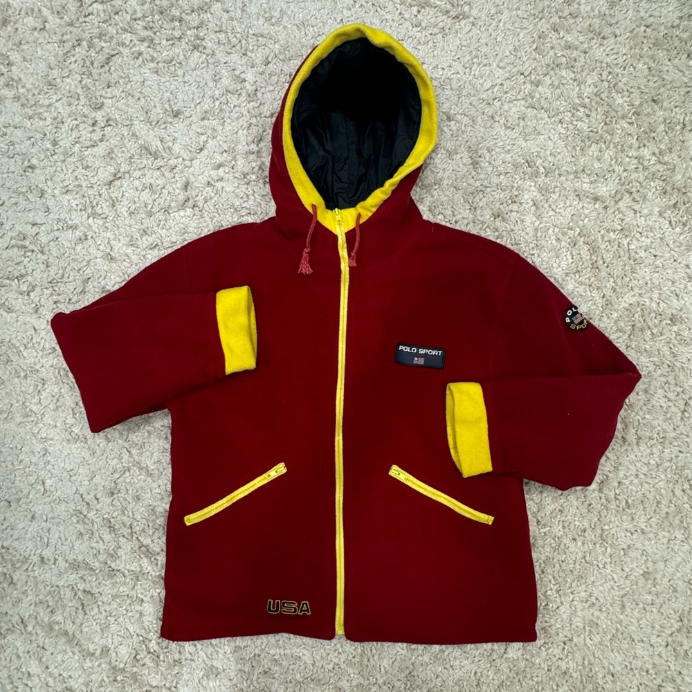Vintage Polo Sport Polartec Fleece Jacket Men’s M